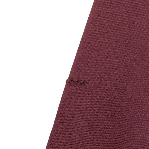 Vintage Ralph Lauren Rugby Polo Sweatshirt Mens L Burgundy Well Worn Embroidered - Picture 9 of 10